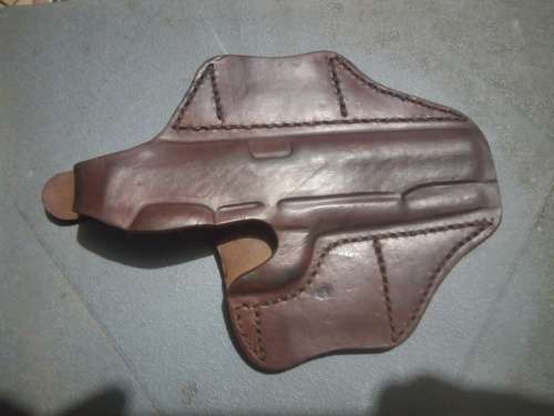 45 pistol genuine leather holster refurbished