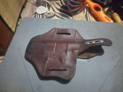 45 pistol genuine leather holster refurbished