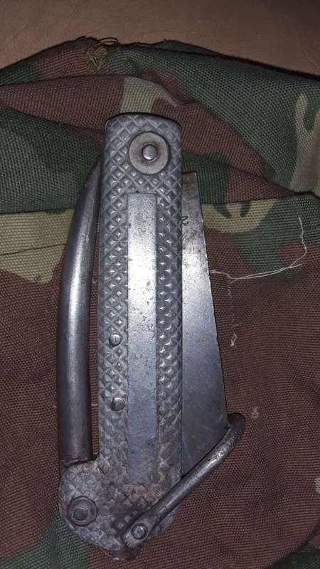 ANTIQUE `43 J RODGERS WW2 BRITISH NAVAL NAVY SAILORS BOSUN RIGGING ROPE KNIFE