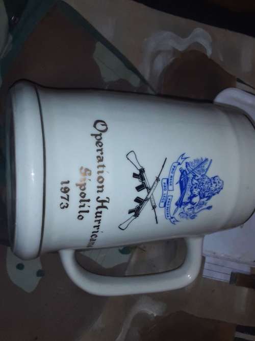 Rhodesian army operation hurricane 1973 Sipolilo mug