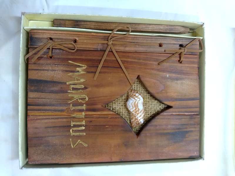 NOTE BOOK IMPORTED FROM MAURITIUS HANDMADE PAPER PAGES