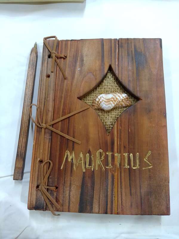 NOTE BOOK IMPORTED FROM MAURITIUS HANDMADE PAPER PAGES