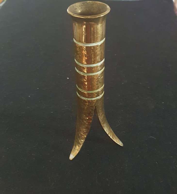 BRASS CANON SHELL TRENCH ART.