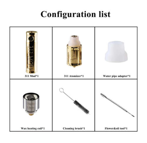 Original LTQ Vapor 311 Kit - Wax Dry Herb Vaporizer