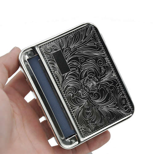 Automatic Cigarettes Tobacco Rolling Machine Metal Box 78mm Case - Small size
