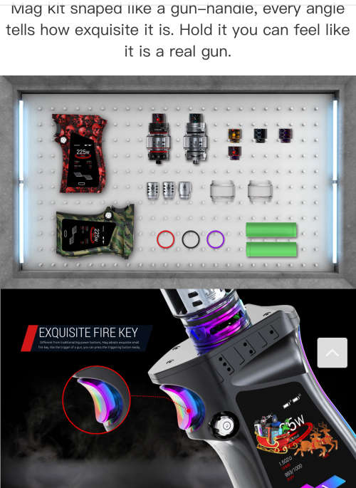 Vape Smok Mag Kit -vape  White Prism And Red Black