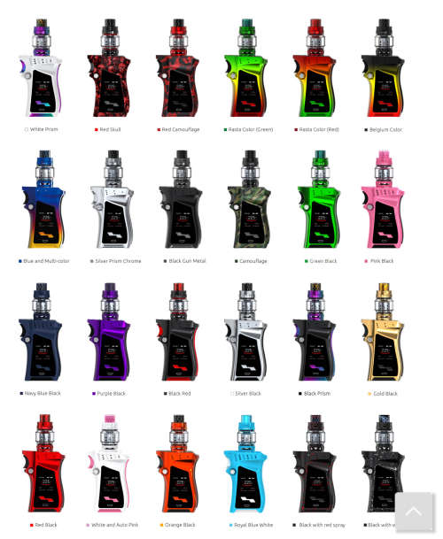 Vape Smok Mag Kit -vape  White Prism And Red Black