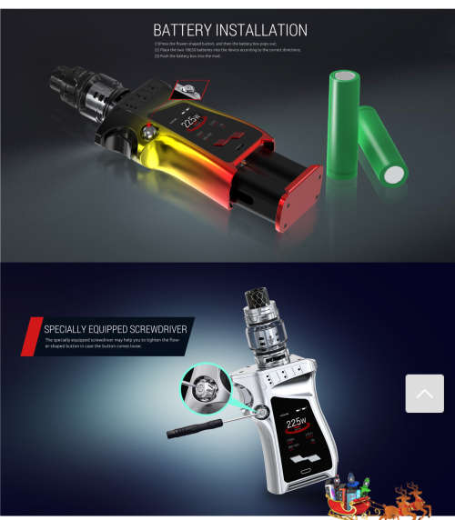 Vape Smok Mag Kit -vape  White Prism And Red Black