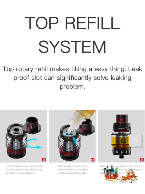 Vape Smok Mag Kit -vape  White Prism And Red Black