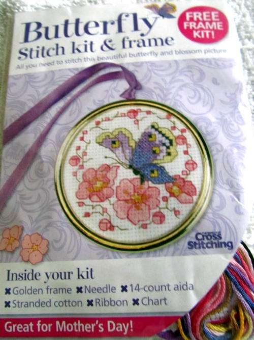 BUTTERFLY STITCH KIT & FRAME