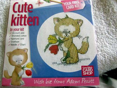 CUTE KITTEN CARD KIT