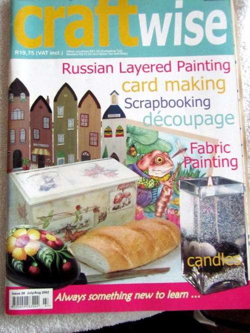 CRAFTWISE MAGAZINE- JULY/AUGUST 2002
