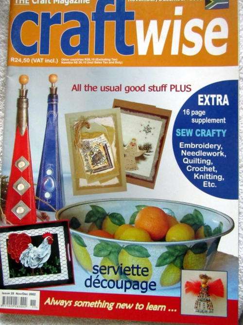 CRAFTWISE MAGAZINE-NOVEMBER/DECEMBER 2002