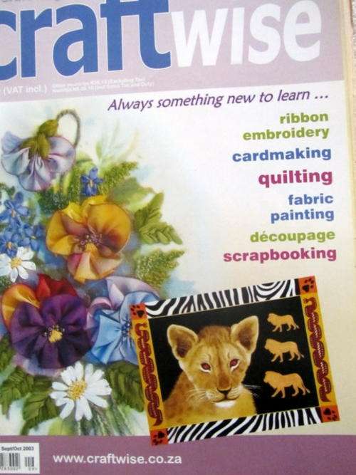 CRAFTWISE MAGAZINE- SEPTEMBER/OCTOBER 2003