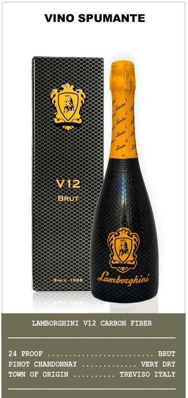 Lamborghini Brut Vino Spumante V12 750ml