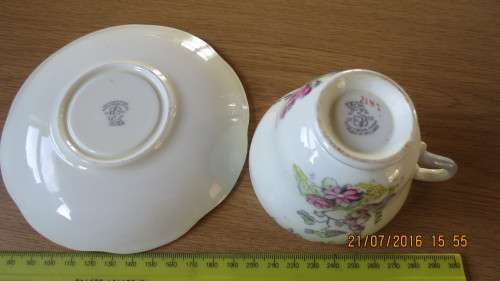 Foley Bone China, cup and saucer, Established 1850, as per photo