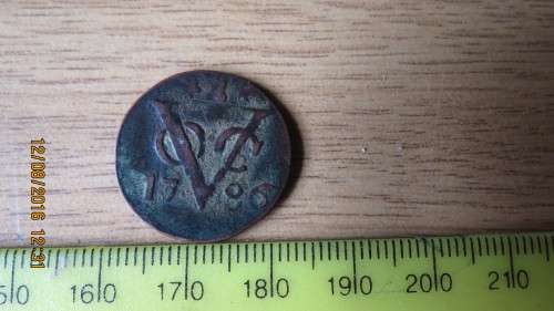 Dutch Duit VOC, 1796 coin, as per photo