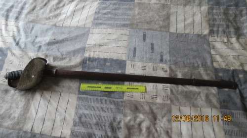 Union of South Africa Officers sword with Scabeth, in decent condition, shark skin handle, as photo