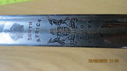 Union of South Africa Officers sword with Scabeth, in decent condition, shark skin handle, as photo