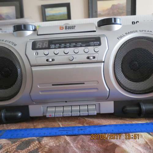 Bauer Radio,Tape and CD player,in excellent condition and in original box....., as per scan