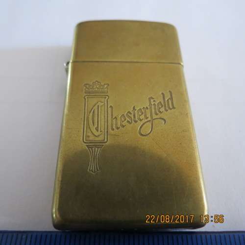 Ladies Zippo lighter, Chesterfield brass, as per photo