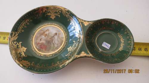 tea cup and cake holder, no cup, 20cm by 12cm, as per photo