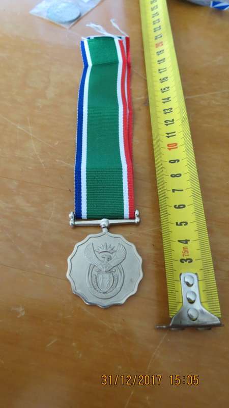 SADF Long Service Medal number 14928, as per photo