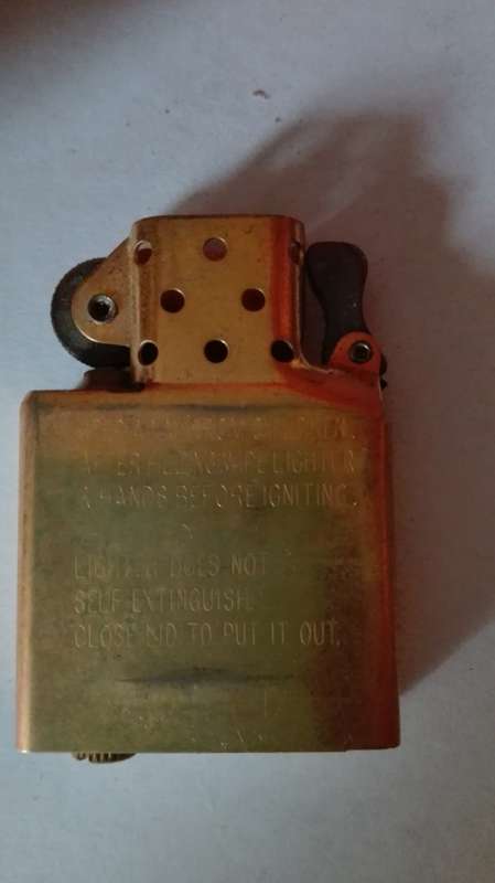 Brass inner for Zippo lighter, as per photo