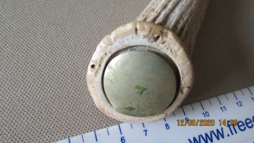 antique curving knife, blade 22cm, as per photo