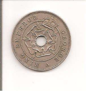 Coins, Rhodesia, 1 Penny, 1936, EF, as per scan
