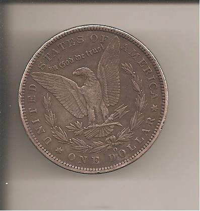 Coins, U.S.A., 1889, silver Dollar brooch, as per scan