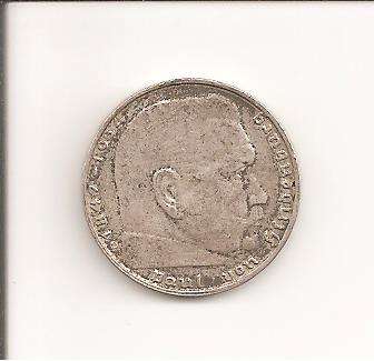 Germany, 2 Marks, 1939, VF, as per scan