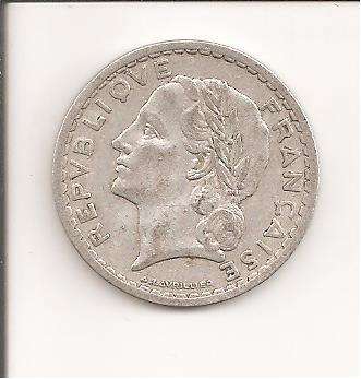 France, 5 Francs, 1945, as per scan