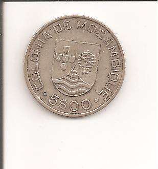 Mozambique, 5$  Escudo, 1935, as per scan