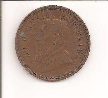 South Africa, ZAR, Kruger Penny, 1898, as per scan