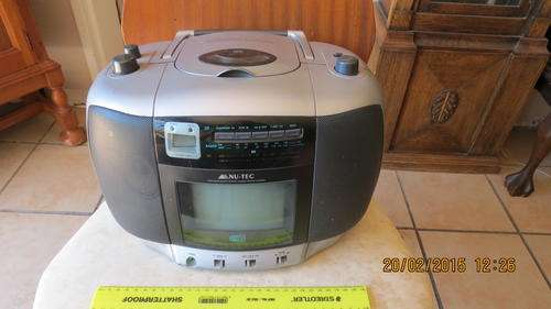 NU-TEC CD, Radio and TV, in working condition, work with battery or electric, as per photo