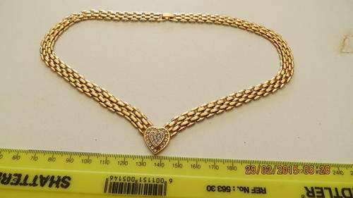 gold plated necklace, as per photo