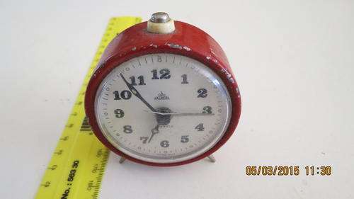 small Aradora alarm clock, working, sold as is, as per photo