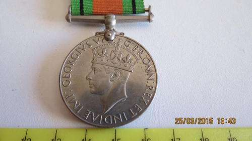 1939-45 Defense medal, no name, as per photo