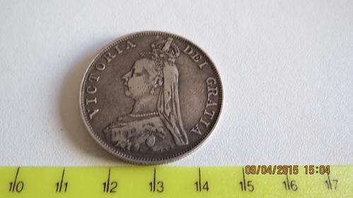 British, 1889, 4 Shilling silver coin, as per scan