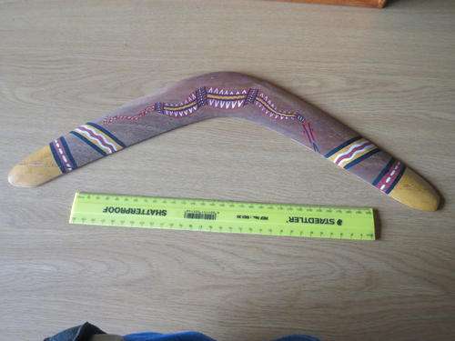 original boomarang from Australia, been repaired, as per photo