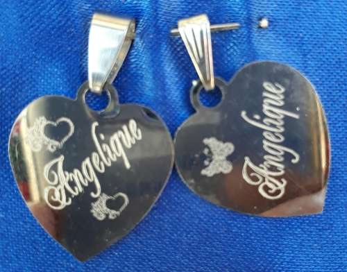 ENGRAVABLE STAINLESS STEEL MILITARY DOG TAGS
