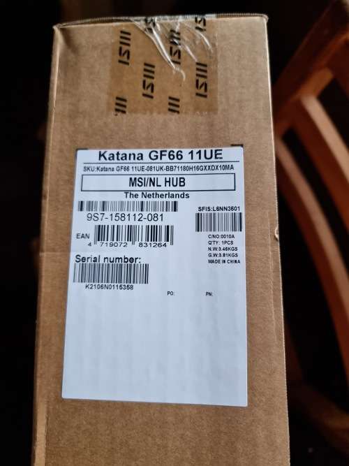 Msi Katana GF66UE SALE