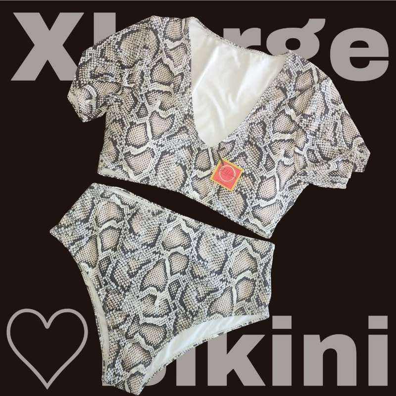 2 PIECE SWIMWEAR - SNAKE PRINT