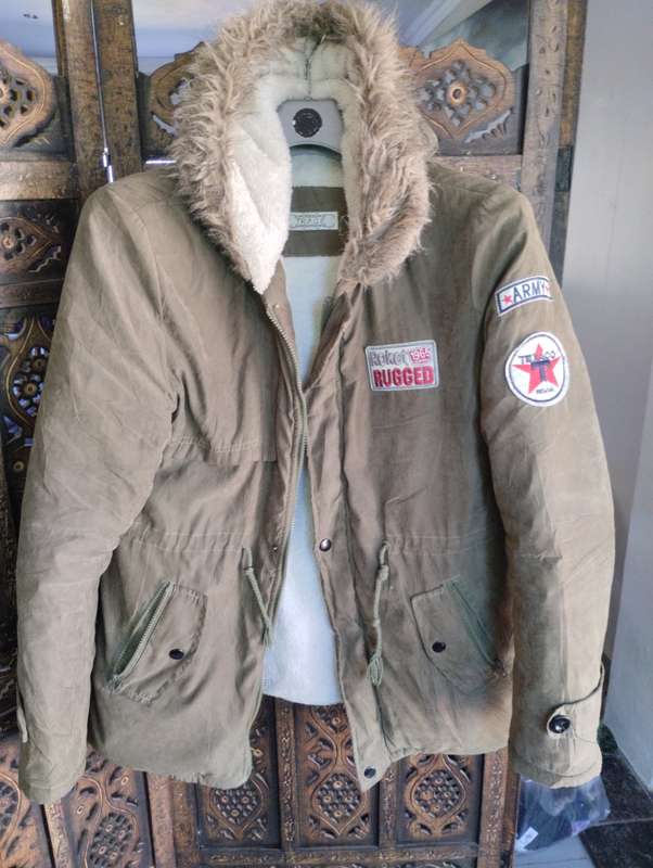 Mens jacket (fur hoodie)