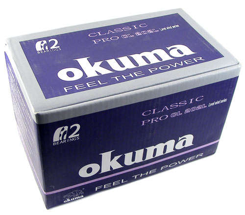 OKUMA CLASSIC CL 202L LEVELWIND SALTWATER FISHING REEL BOXED