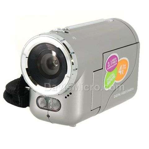 DV136 3.1MP Digital Camcorder with 4X Digital Zoom and 1.5-inch LCD