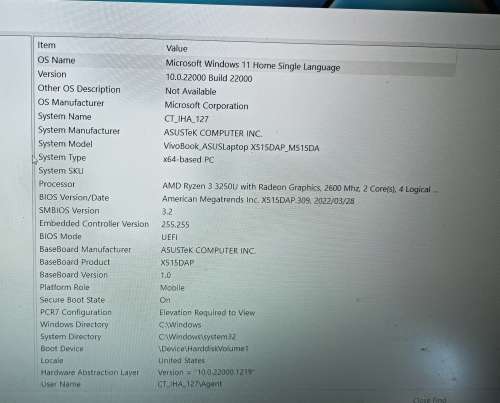 ASUS LAPTOP