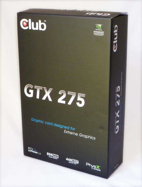 Club3D NVIDIA GTX 275 896MB Graphics Card - Great condition in original box!