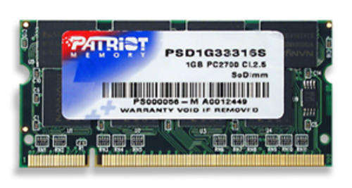 Patriot SL 1GB 333MHz DDR1 SO-Dimm